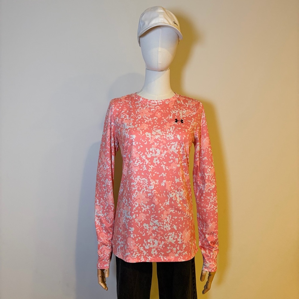 Under Armour Pink Digital Camo Long Sleeve SM